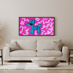 Balloon Dog Pop Art Tekli Tablo