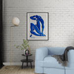 Mavi Çıplak Matisse Klasik Tekli Tablo