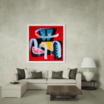 Rumble Soyut Tekli Tablo