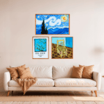 Van Gogh Klasik Kolaj Tablo