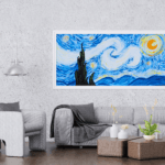 Yıldızlı Gece Van Gogh Klasik Tekli Tablo