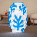 Coral Leaves Seramik Vazo