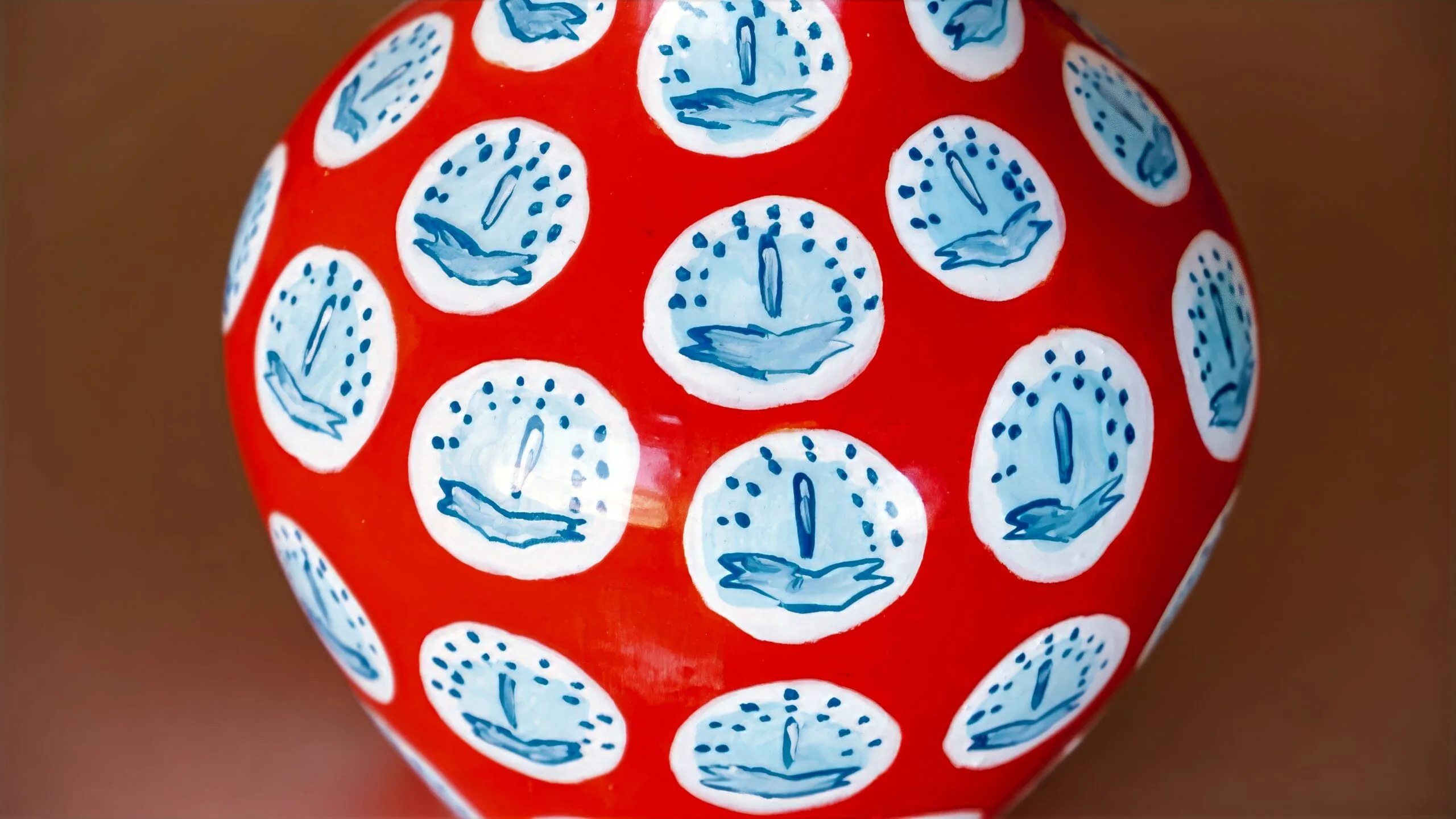 Pomegranate & Blue Seramik Vazo - Görsel 2