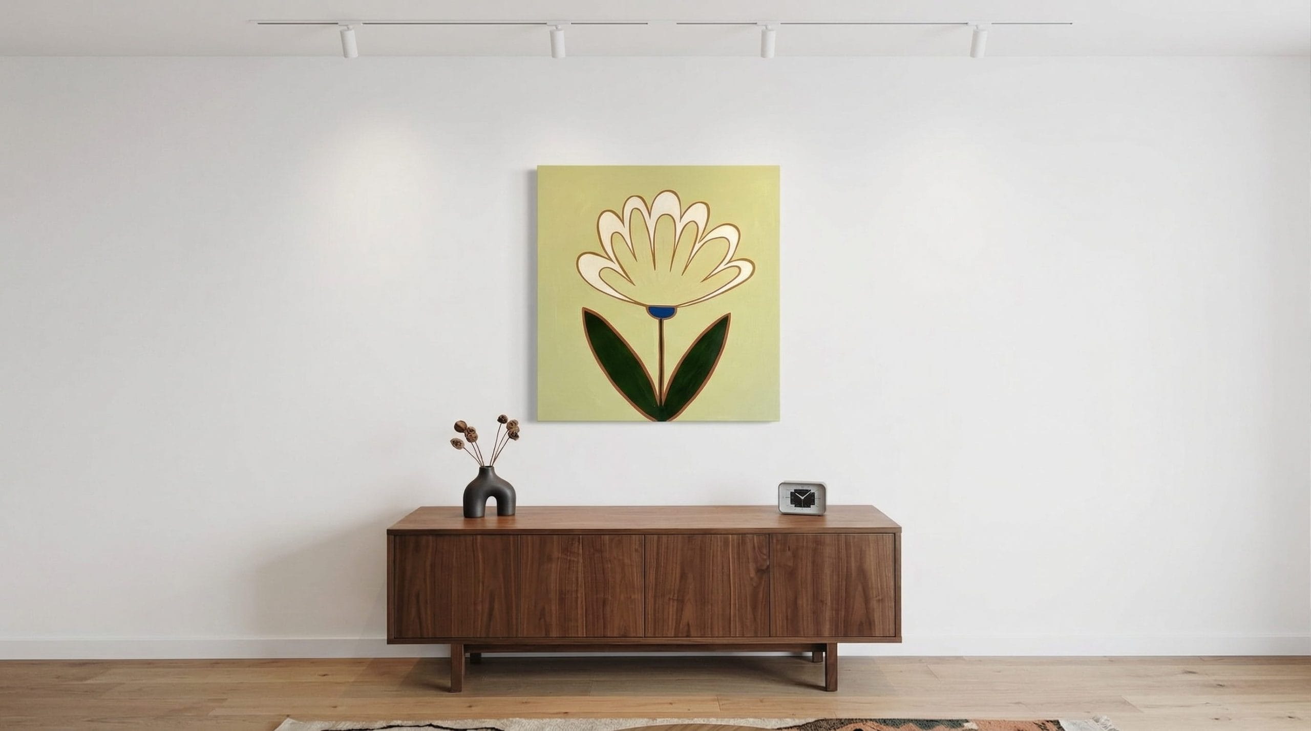 Altın Bahar Soyut Gerçekçi Tekli Tablo - Görsel 4