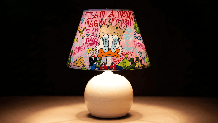 Money Magnet Pop Art Abajur