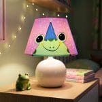 Party Frog Pop Art Abajur (Seramik Taban)