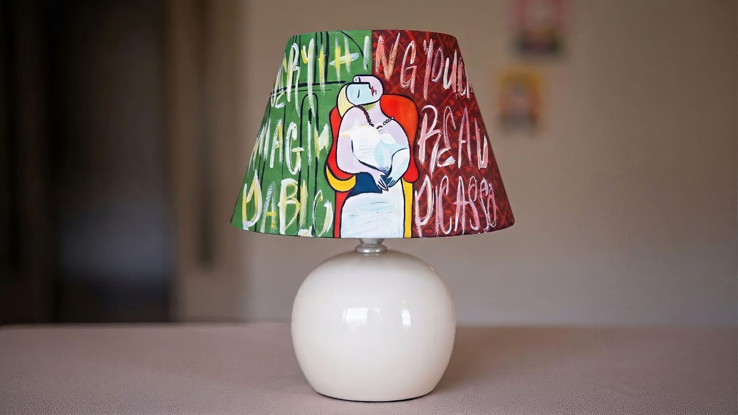 Le Rêve Pop Art Abajur Le Rêve Pop Art Abajur - Görsel 5