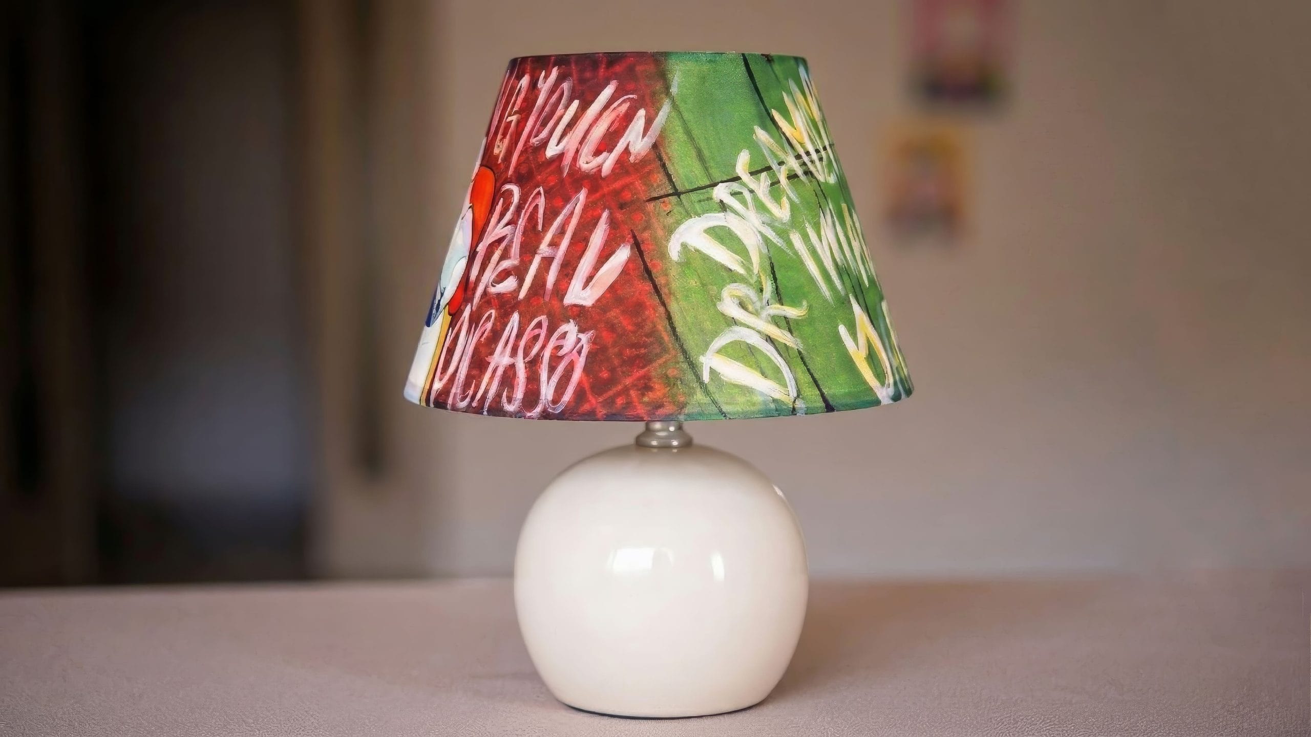 Le Rêve Pop Art Abajur Le Rêve Pop Art Abajur - Görsel 6