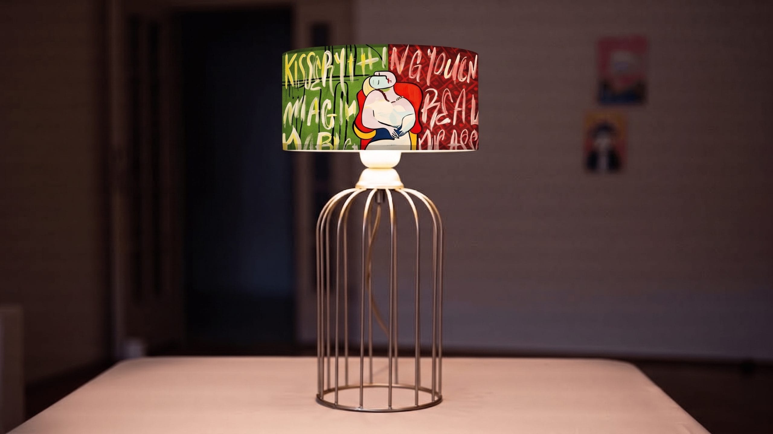 Le Rêve Pop Art Abajur (Kafes Taban) Le Rêve Pop Art Abajur (Kafes Taban) - Görsel 11
