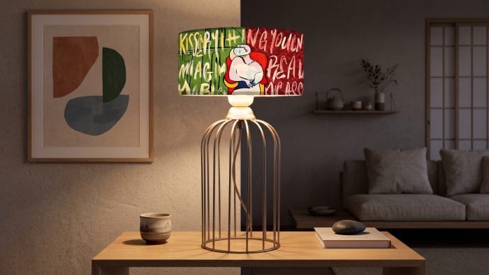 Le Rêve Pop Art Abajur (Kafes Taban)